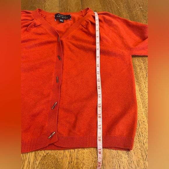 Robert Rodriguez Cashmere Cardigan Sweater- Red- Size M - Picture 12 of 14
